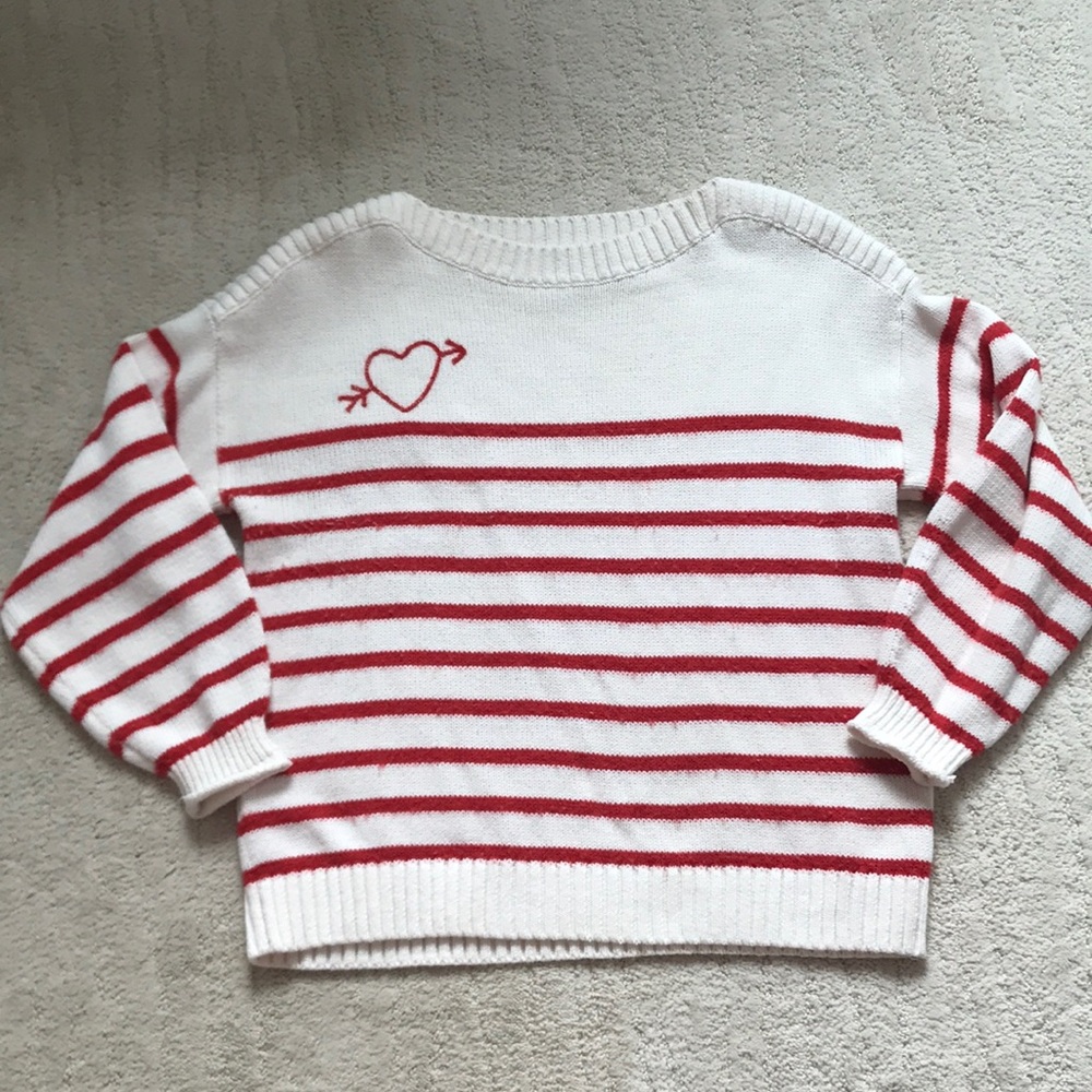 Boatneck heart ♥️ sweater